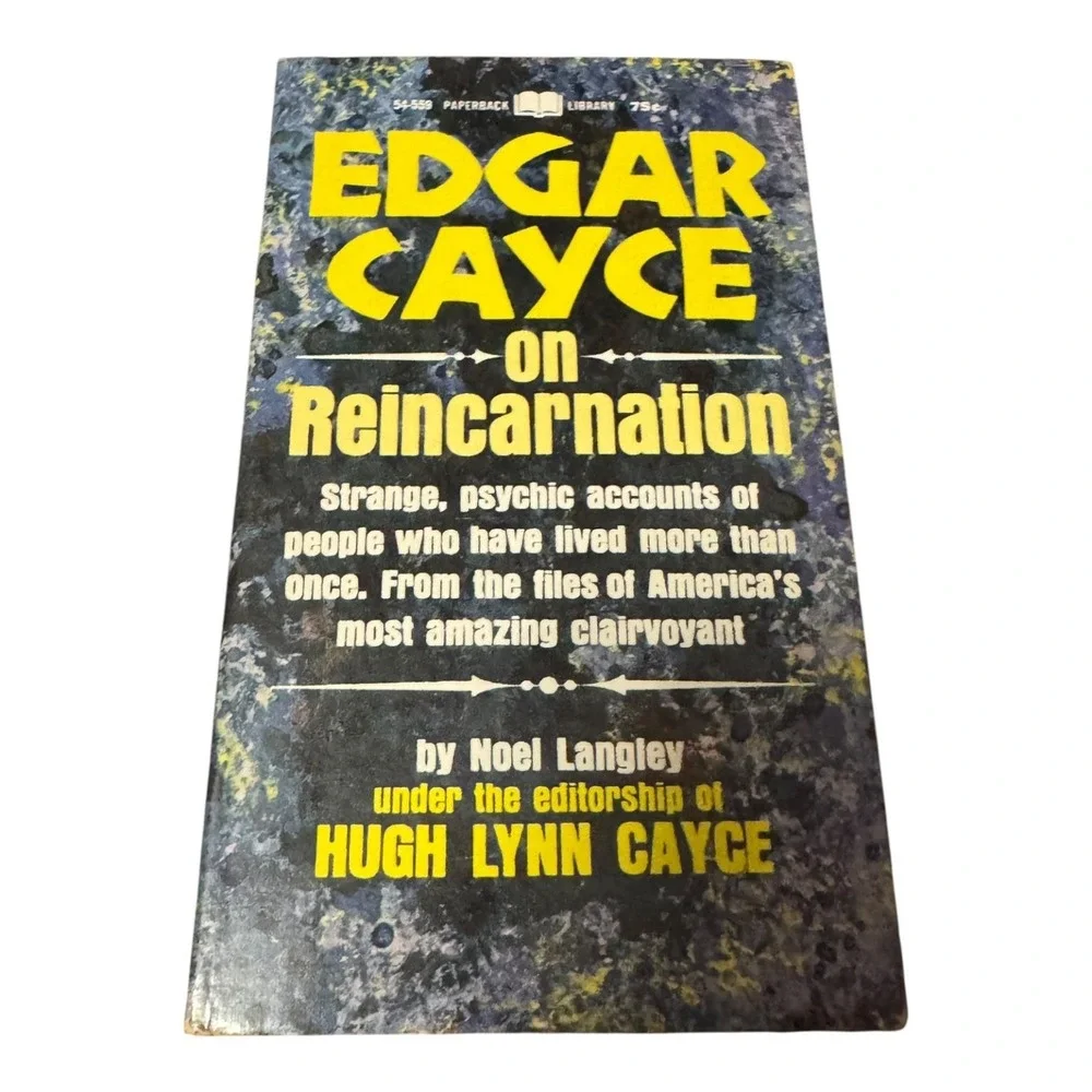 Edgar Cayce On Reincarnation by Noel Langley 1967 Paperback Library Edition